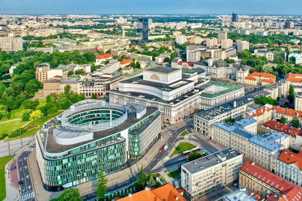 Super Square Metro X2 Fast Wifi 55'Tv Netflix Hbo Appletv+ Amazontv Lägenhet Warszawa Exteriör bild